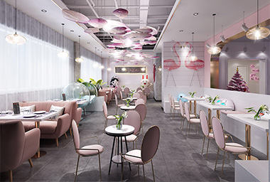 温州网红甜品店装修设计_案例效果图