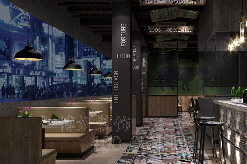 杭州下城区火锅店装修设计,专业火锅店设计公司哪家好,杭州火锅店装修
