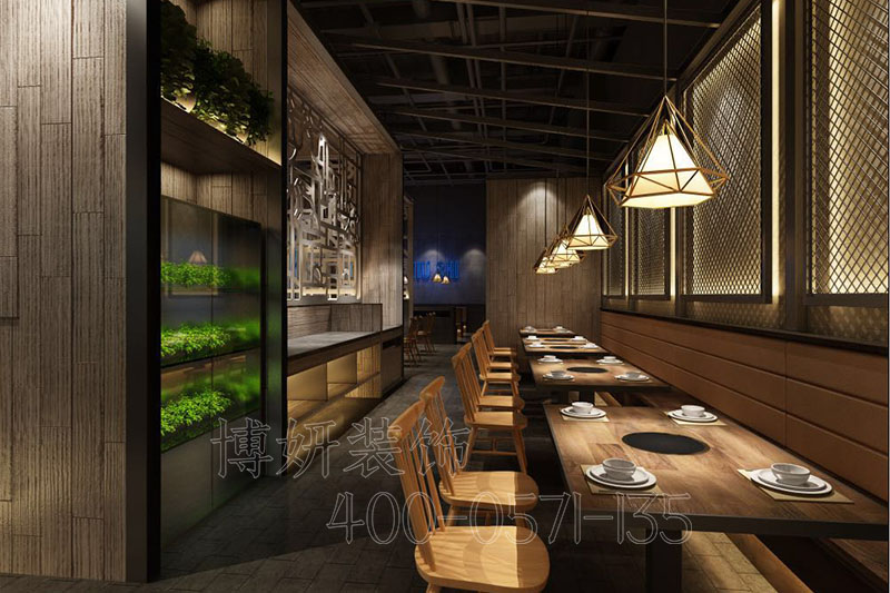 杭州专业市井火锅店装修,杭州火锅店如何装修才好,杭州火锅店装修